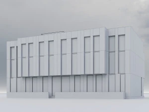 Modern Residential Building 016 3D Model