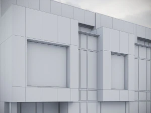 Modern Residential Building 016 3D Model