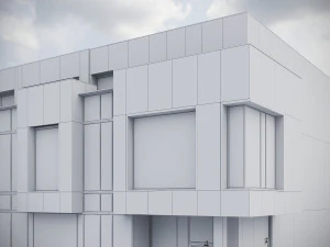 Modern Residential Building 016 3D Model
