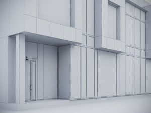 Modern Residential Building 016 Modello 3D