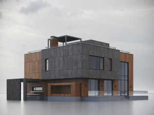 Modern Residential Building 015 3D Model