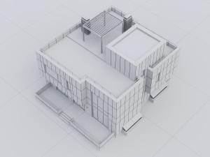 Modern Residential Building 015 3D Model