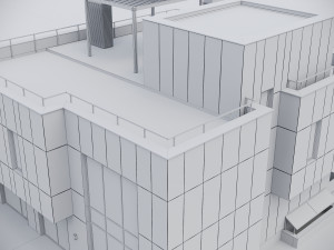 Modern Residential Building 015 3D Model