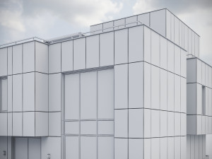 Modern Residential Building 015 3D Model