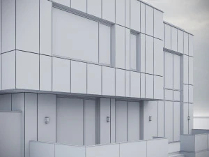 Modern Residential Building 015 3D Model