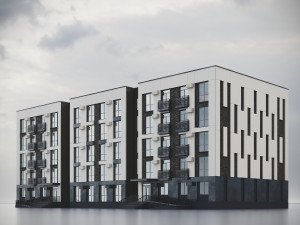 Modern Residential Building 013 3Dモデル