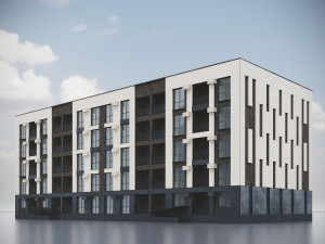 Modern Residential Building 013 3Dモデル