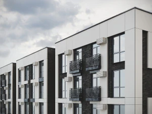 Modern Residential Building 013 3D Model