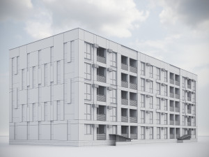 Modern Residential Building 013 3Dモデル