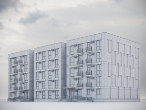 Modern Residential Building 013 3Dモデル