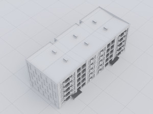 Modern Residential Building 013 3Dモデル