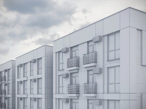 Modern Residential Building 013 3D Model