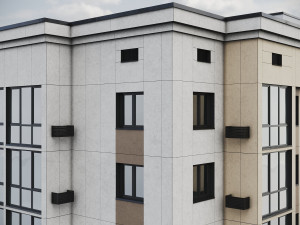 Modern Residential Building 010 3Dモデル
