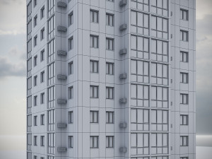 Modern Residential Building 010 3Dモデル