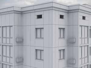 Modern Residential Building 010 3Dモデル