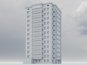 Modern Residential Building 010 3Dモデル