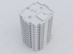 Modern Residential Building 010 3Dモデル
