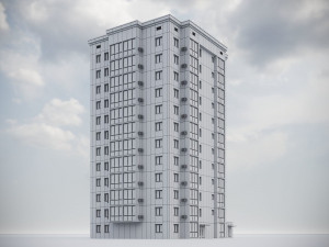 Modern Residential Building 010 3Dモデル