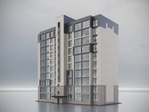 Сучасний житловий будинок 009 3D Модель