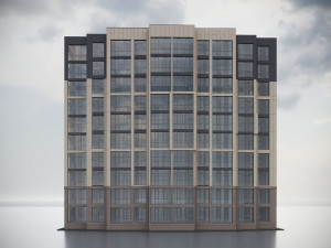 Modern Residential Building 009 3D Model