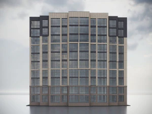 Сучасний житловий будинок 009 3D Модель