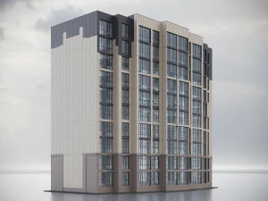 Сучасний житловий будинок 009 3D Модель