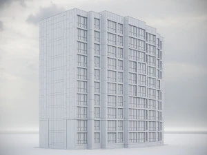 Сучасний житловий будинок 009 3D Модель