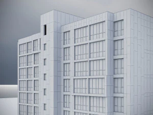 Сучасний житловий будинок 009 3D Модель