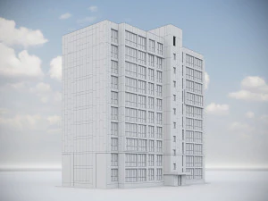 Сучасний житловий будинок 009 3D Модель