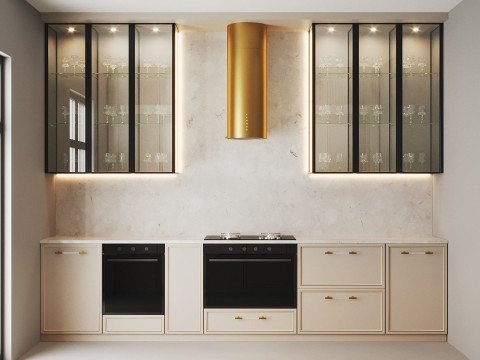Kitchen scene interior 3D Model