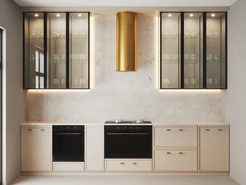 Kitchen scene interior 3D Model