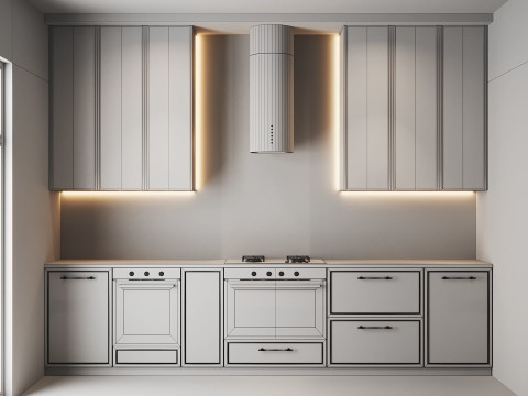 Kitchen scene interior 3D Model