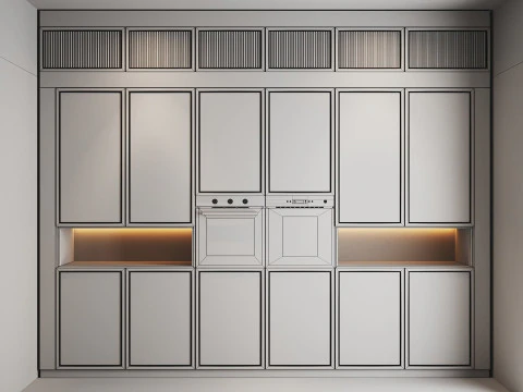 Kitchen scene interior 3D Model