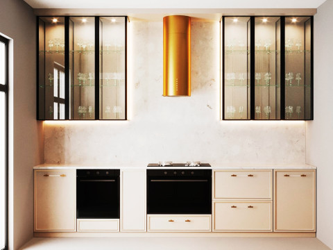 Kitchen scene interior 3D Model