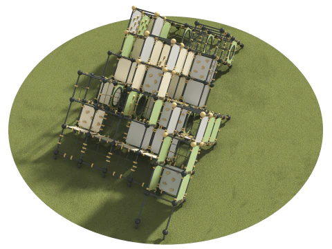 Outdoor Kids Playground - 003 3D Model