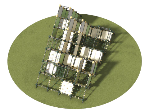 Outdoor Kids Playground - 003 3D Model
