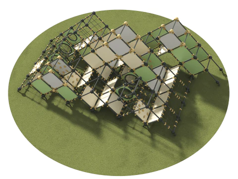 Outdoor Kids Playground - 003 3D Model
