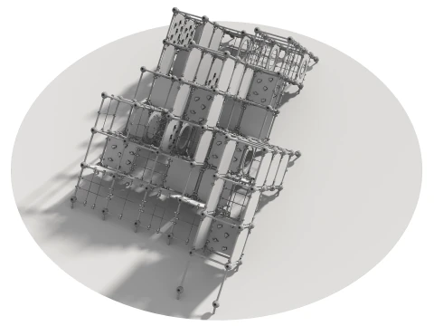Outdoor Kids Playground - 003 3D Model