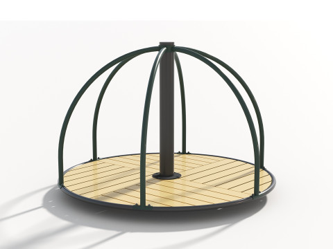 Carousel - Outdoor Kids Playground - 004 Modelo 3D