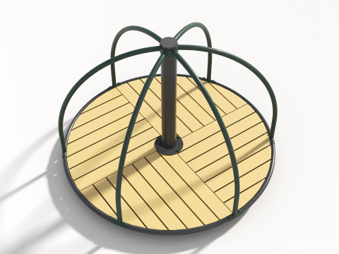 Carousel - Outdoor Kids Playground - 004 Modelo 3D