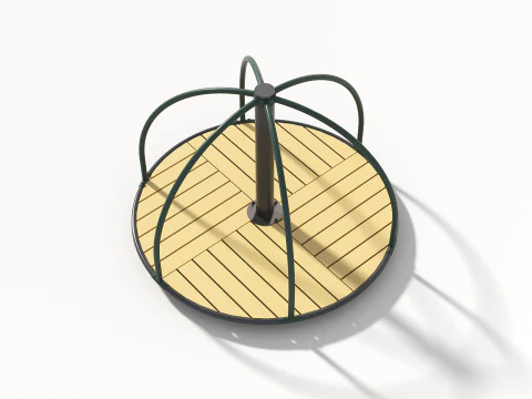 Carousel - Outdoor Kids Playground - 004 3D Model