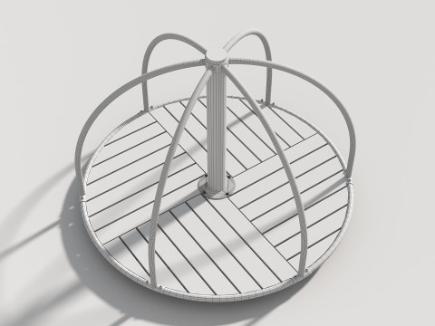 Carousel - Outdoor Kids Playground - 004 Modelo 3D