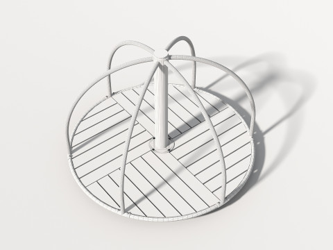Carousel - Outdoor Kids Playground - 004 Modelo 3D