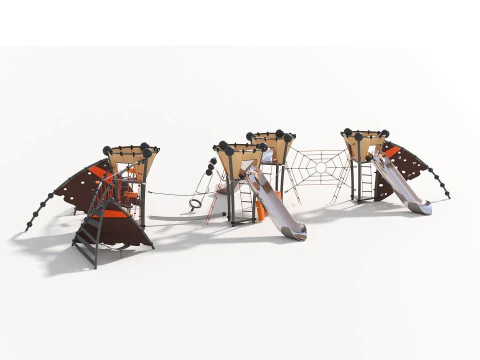 Outdoor Kids Playground - 007 3D Model