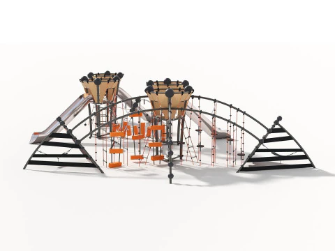 Outdoor Kids Playground - 007 3D Model