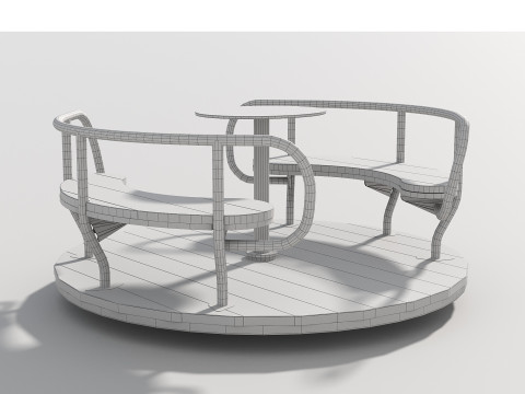 Outdoor Kids Playground - 011 3D Model