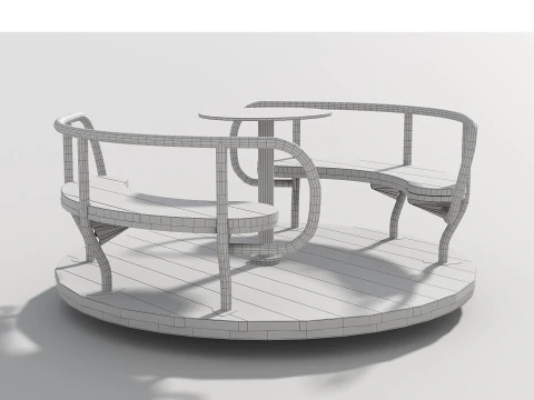 Outdoor Kids Playground - 011 3D Model