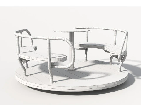 Outdoor Kids Playground - 011 3D Model