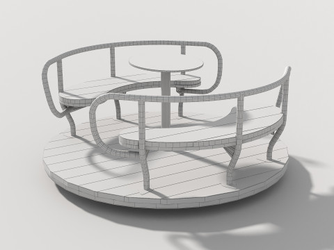 Outdoor Kids Playground - 011 3D Model