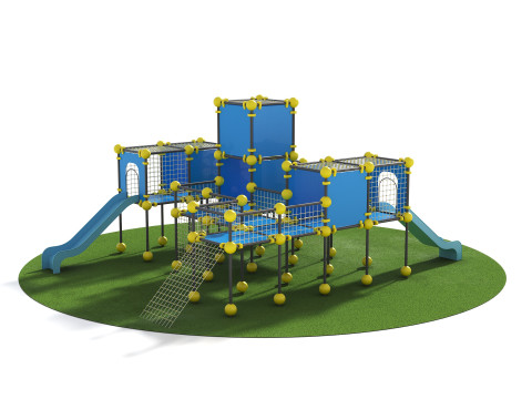 Outdoor Kids Playground - 002 3D Модель